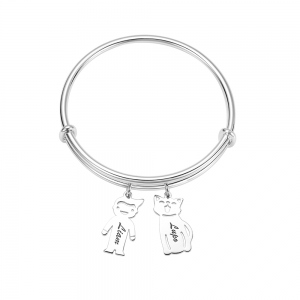 Personalized Children and Pet Name Bracelet