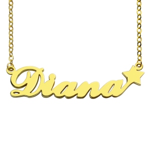 Custom Your Own Name Necklace "Carrie"